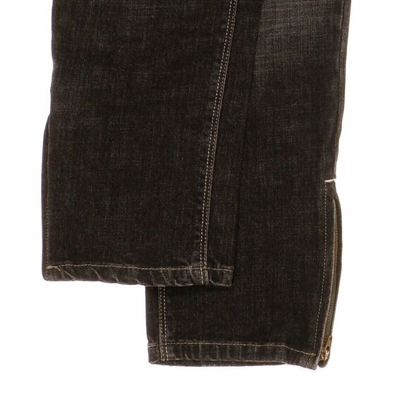 Mossimo Skinny Ankle Jeans Size 6 Womens Black Denim Stretch Measures 31 x 25 - Picture 5 of 12